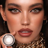 Lentes de contacto de color Laurel Pink Brown con prescripción médica